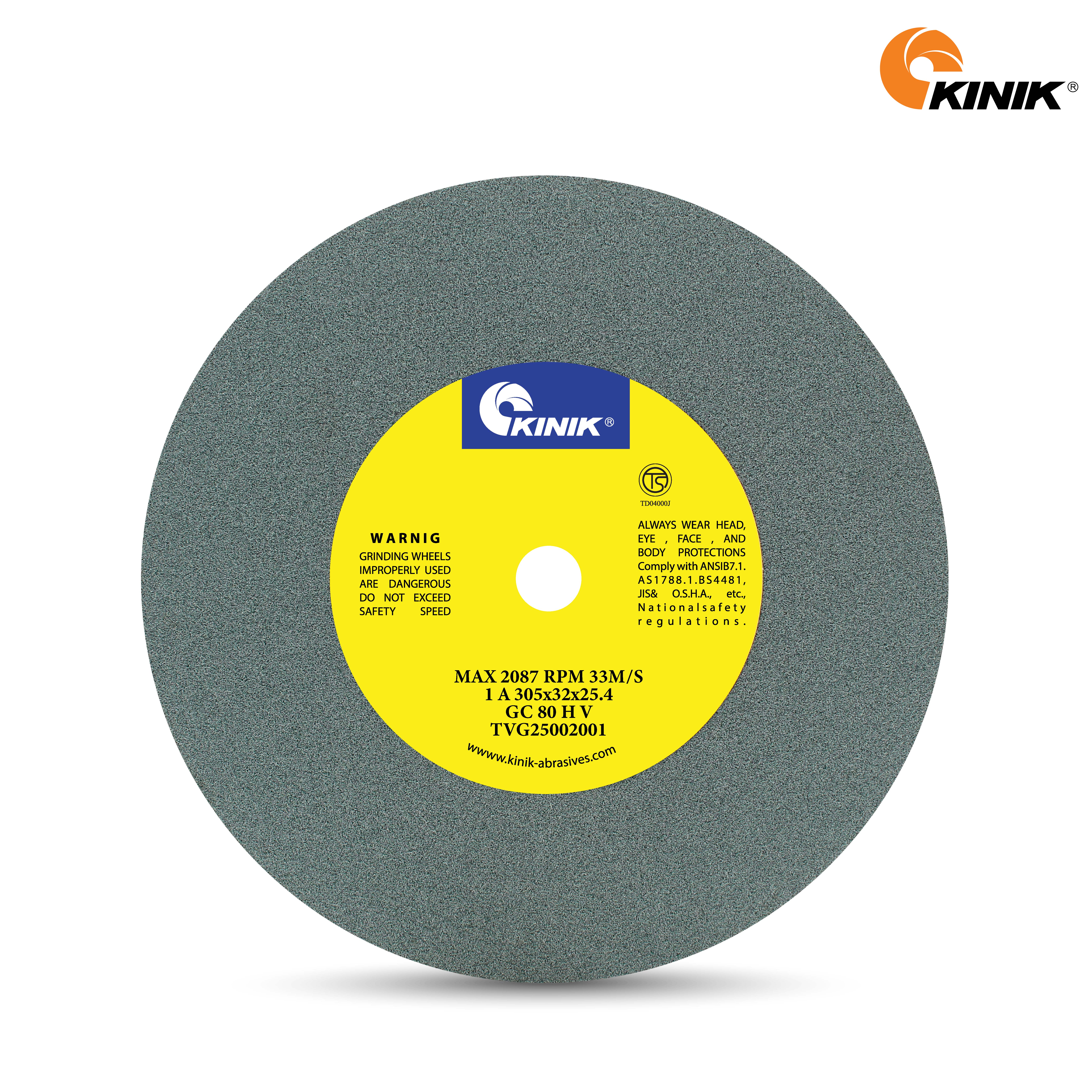 หินเจียร KINIK GC80HV1A 305x32x25.4 m.m.