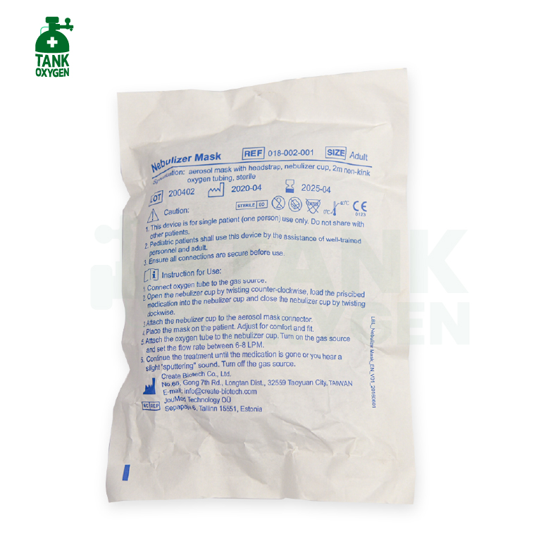 ชุดอุปกรณ์พ่นยา ชุดพ่นละอองยา สำหรับผู้ใหญ่ Nebulizer Mask (Adult)