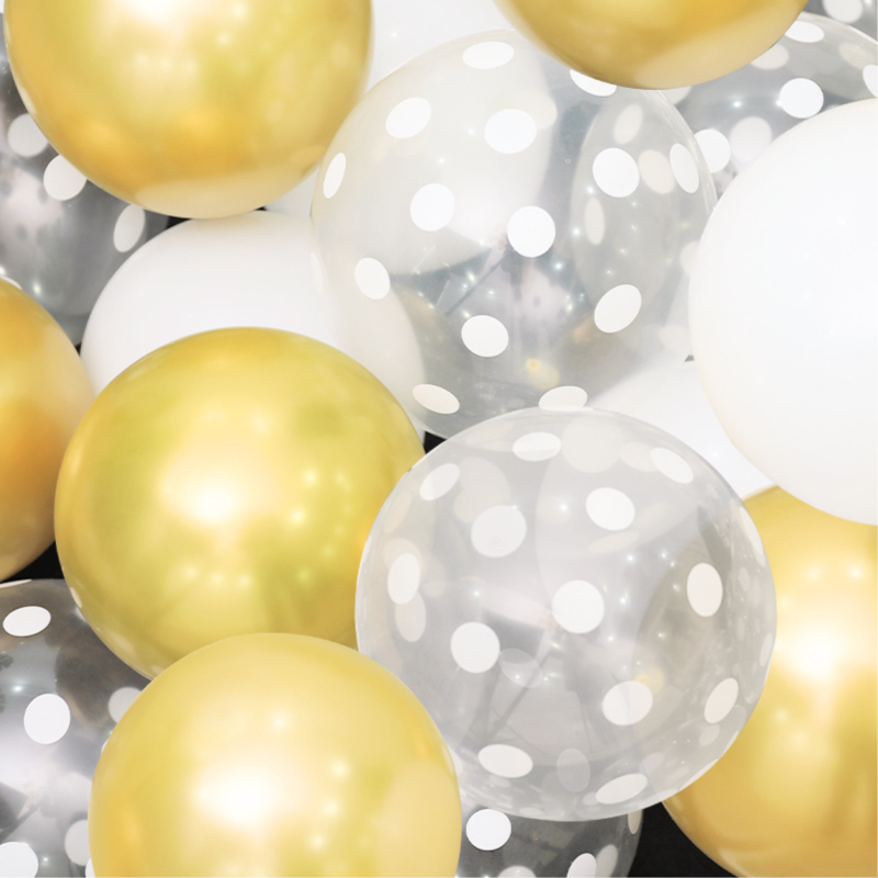 เซทลูกโป่ง โทนทอง 12 นิ้ว รหัส PT242