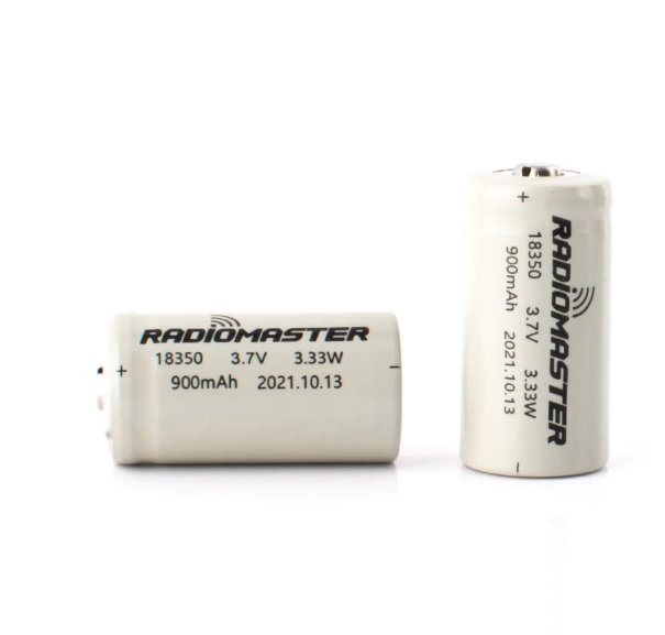 Radiomaster 900mah 3.7v Li-ion 18350 Cells for Zorro Radio Controller (2pcs)