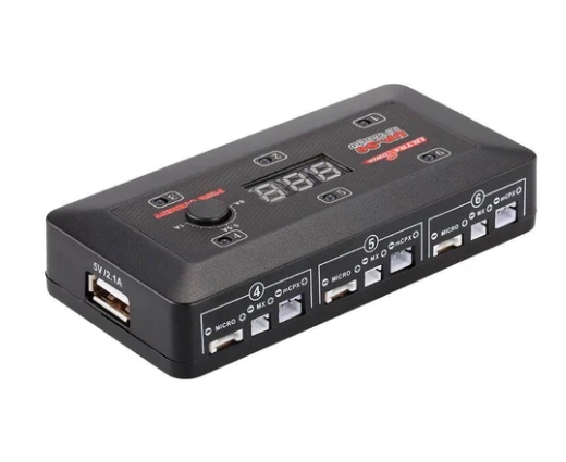 Ultra Power UP-S6 1S LiPo/LiHV 6 Channel DC Whoop Charger