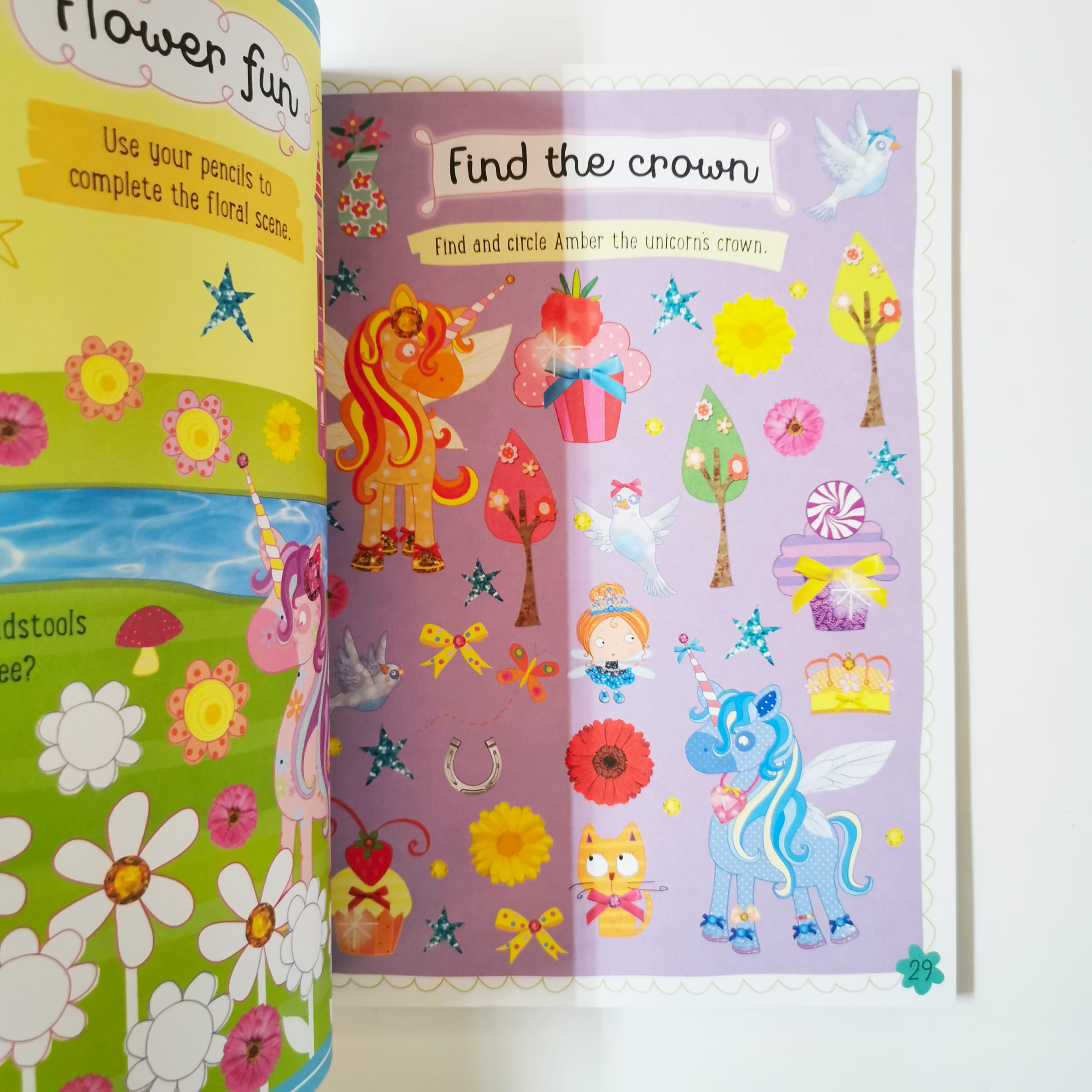 I Love Unicorns Activity Book (With Puffy Stickers)