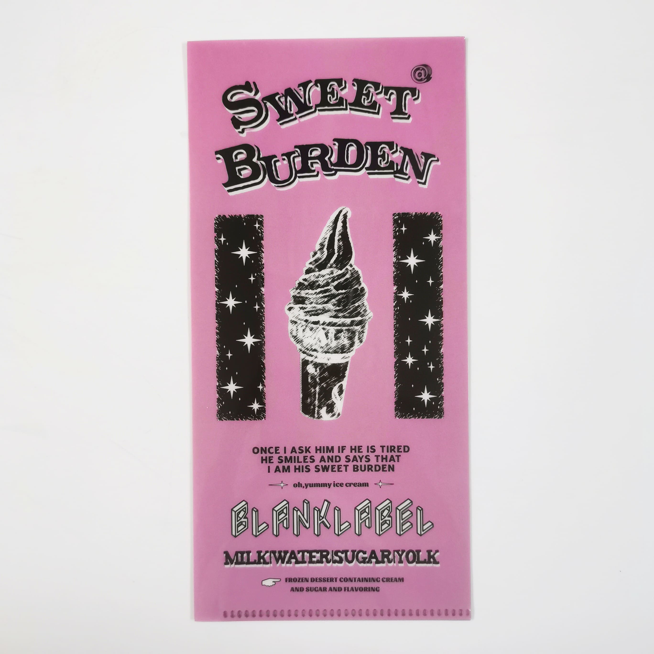 Sweet Burden - Ticket Folder