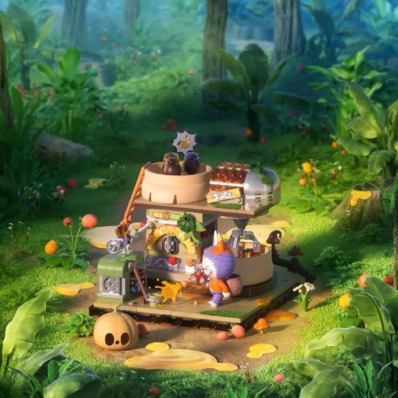 พร้อมส่ง 🔥 THE MONSTERS Forest Secret Base Series Blocks-Jam Graffiti
