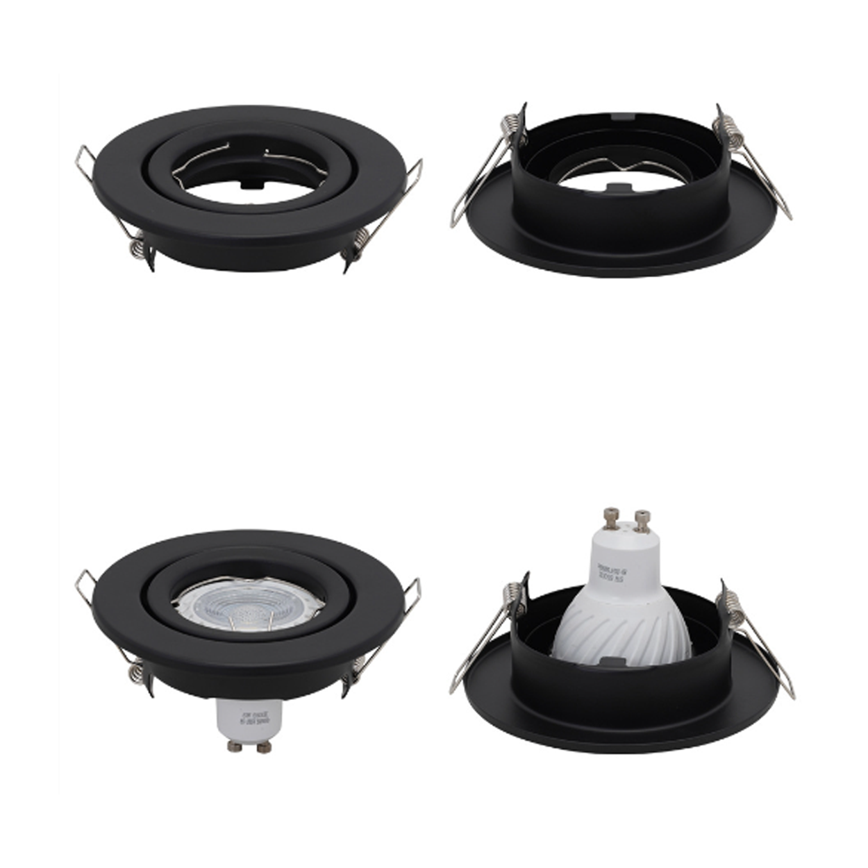 โคมไฟดาวน์ไลท์ ทรงกลม ปรับได้ Downlight Round Adjustable Iron metal IP20
