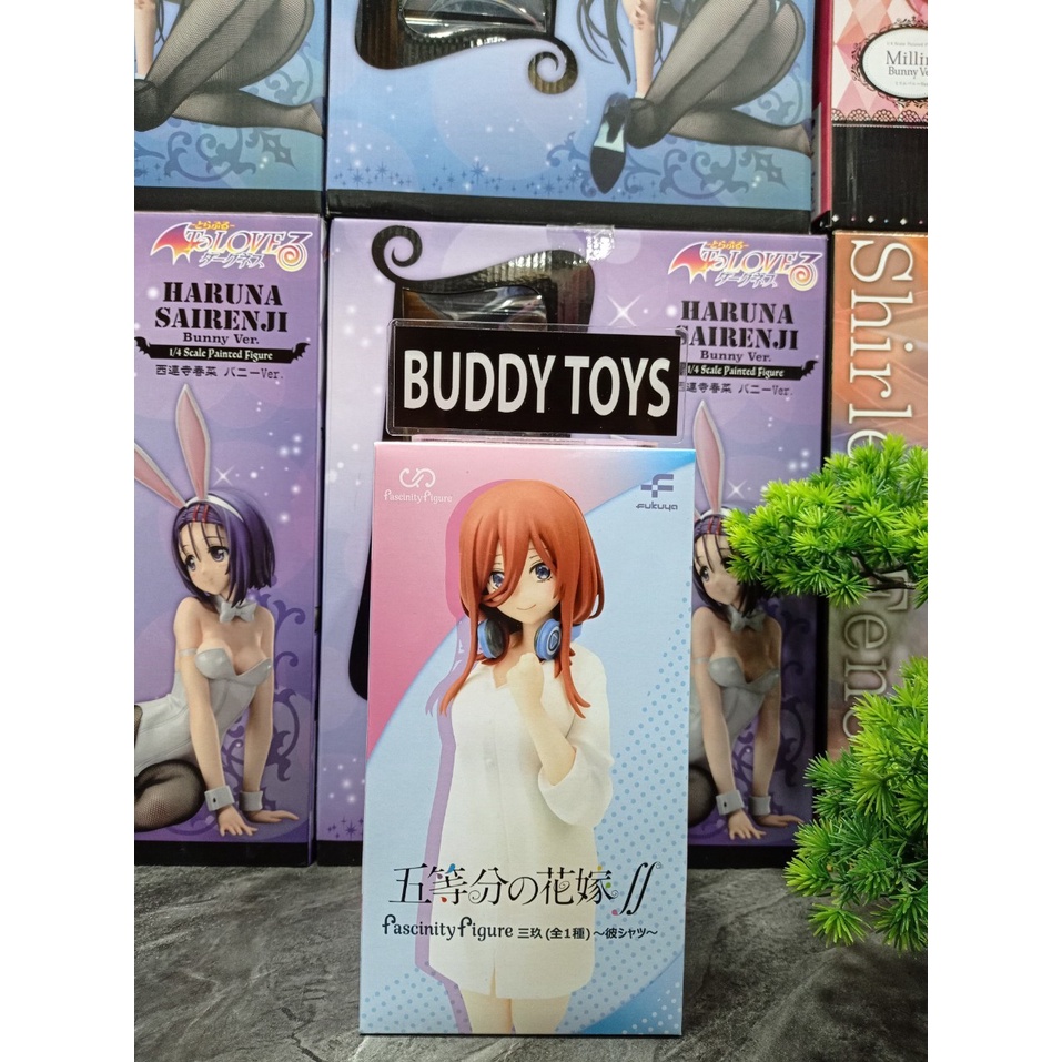 [ Figure แท้ ] #พร้อมส่ง #เจ้าสาวผมเป็นแฝดห้า The Quintessential Quintuplets - Miku Nakano Kare Shirt - Fascinity