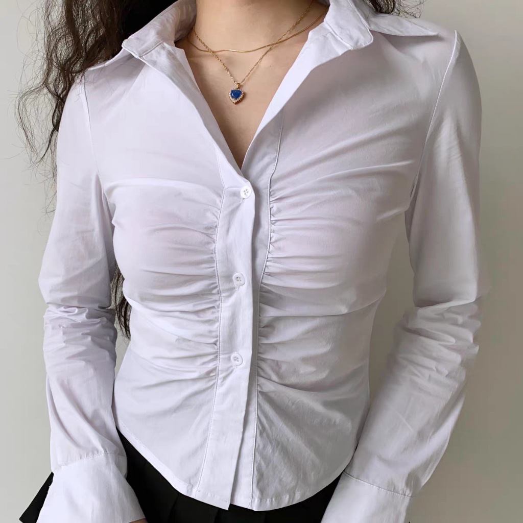 เชิ้ตขาว เสื้อเชิ๊ต สไตล์ญี่ปุ่น รหัส TS901