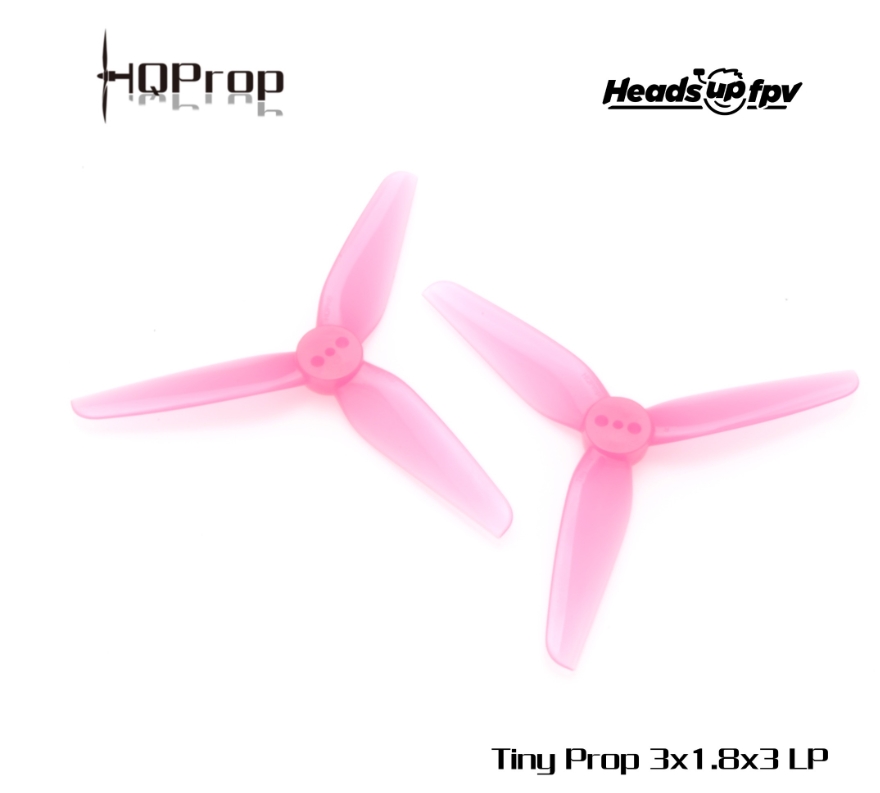 HQProp T3X1.8X3 HeadsUp 1.5MM Shaft Micro Whoop Prop ใบพัดโดรน 3นิ้ว 1ถุง 4ใบ