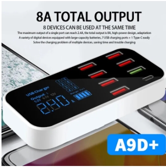 USB display charger A9D+