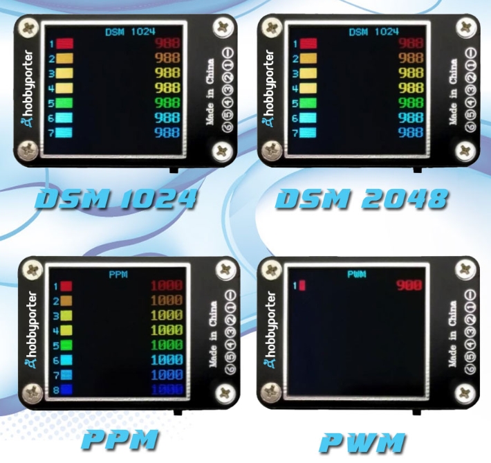 MC06 1-6S Lipo Battery Voltage Checker Receiver Signal Tester