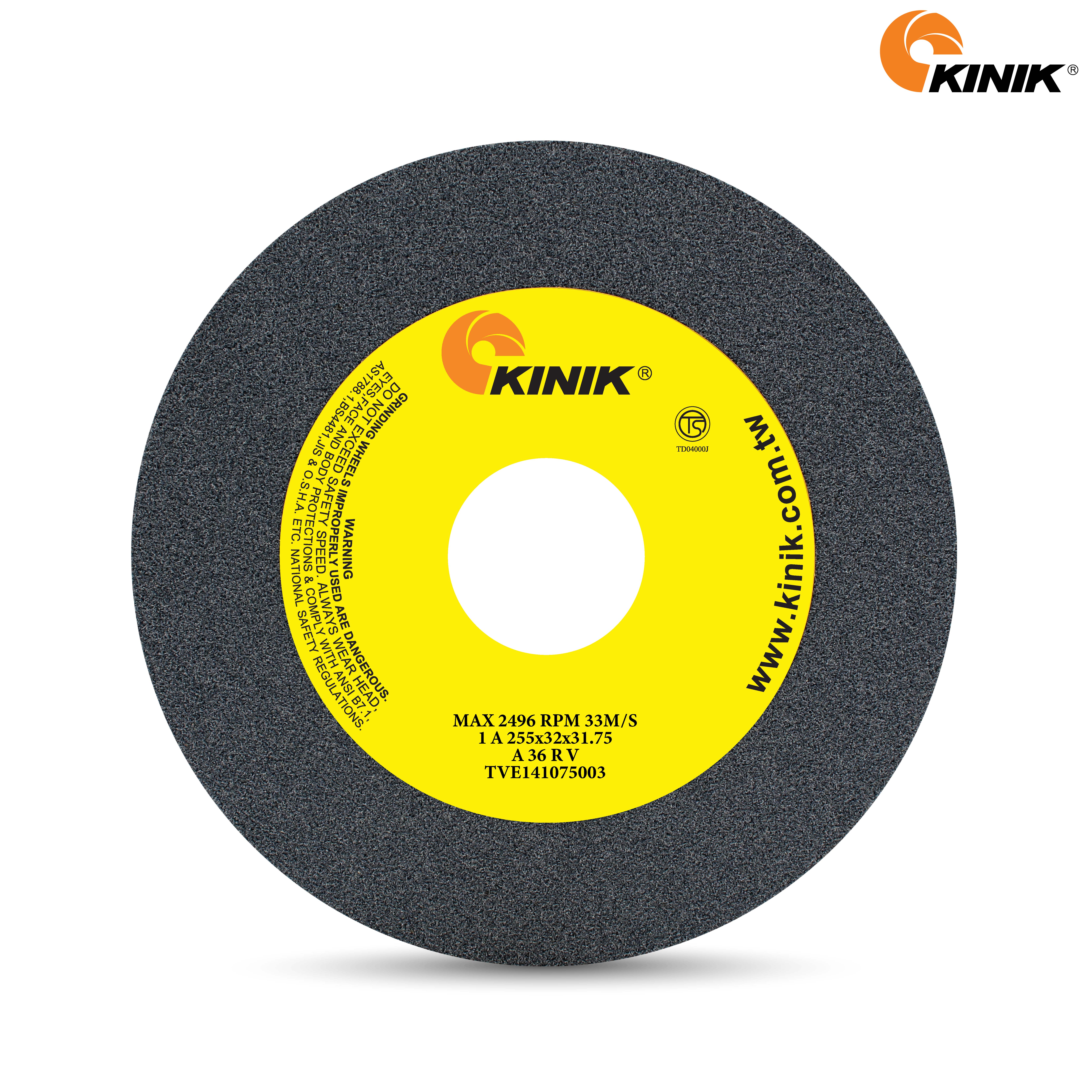 หินเจียร KINIK A36RV1A 255x32x31.75 mm.