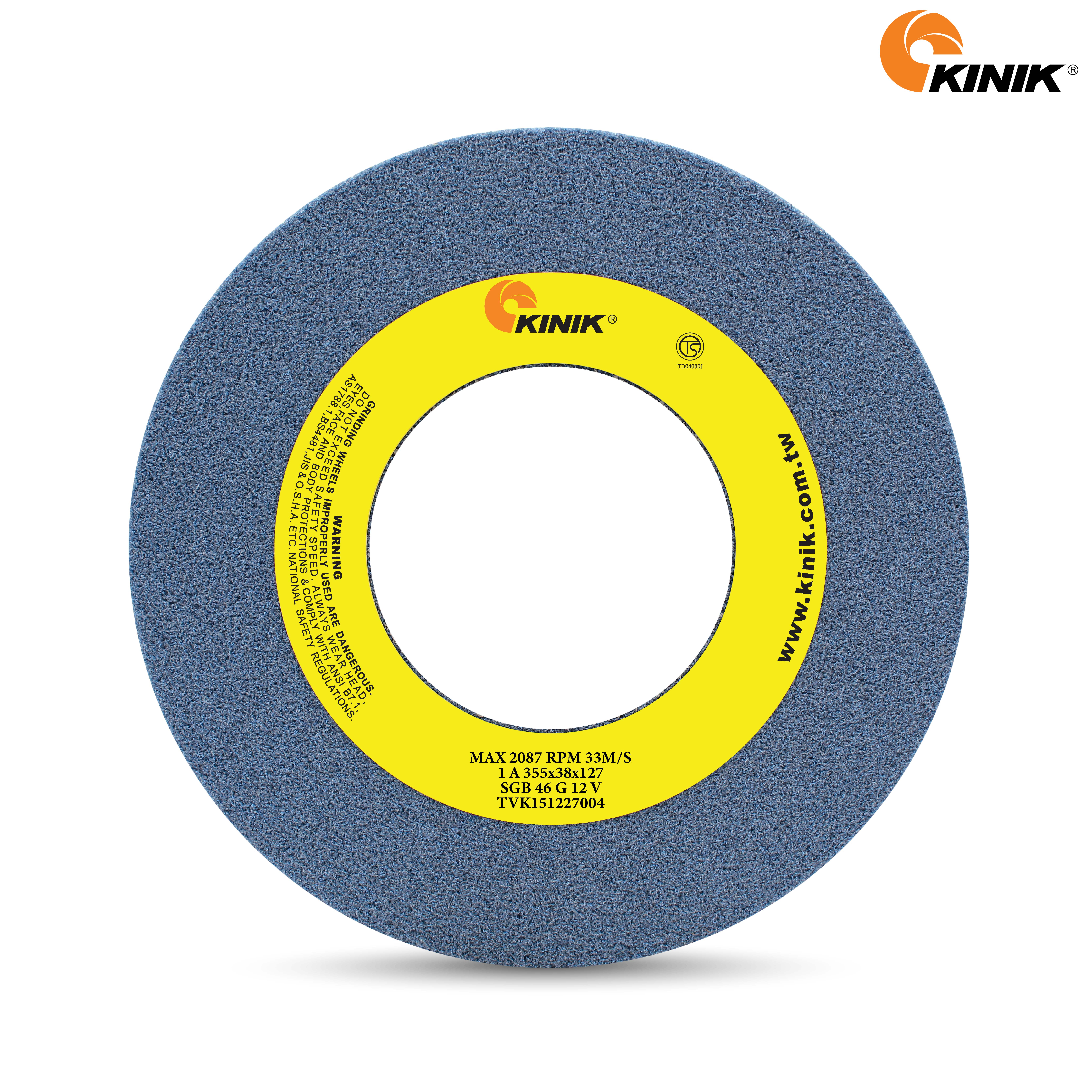 หินเจียร KINIK SGB46G12V1A 355x38x127 mm.