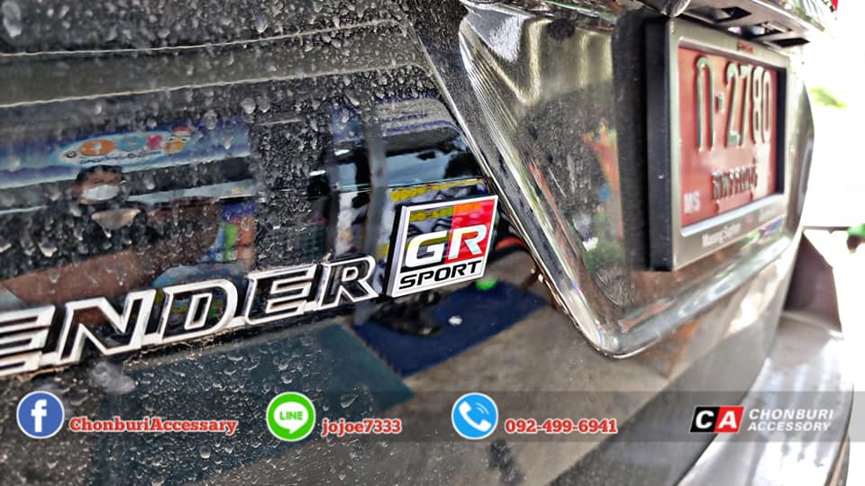 ป้ายโลโก้ GR Sport MADE IN JAPAN โตโยต้า ฟอร์จูนเนอร์