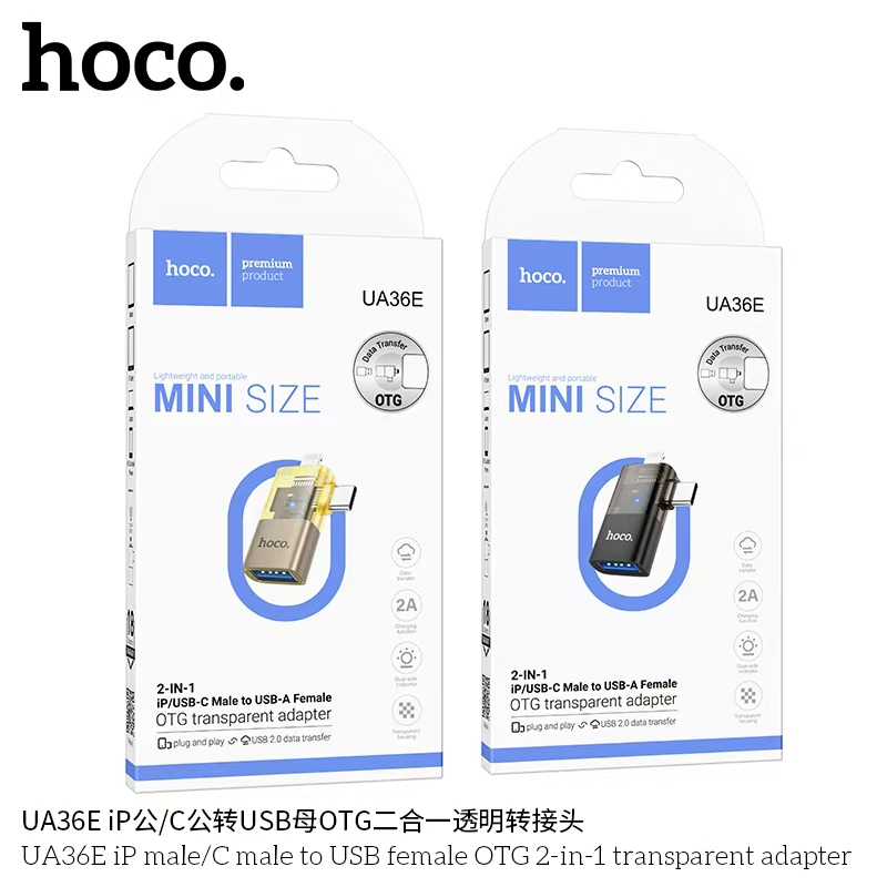 HOCO UA36E IP/C OTG 2in1