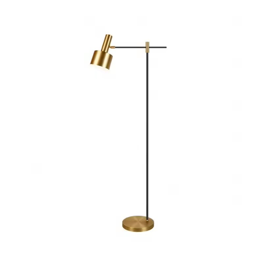 โคมไฟตั้งพื้นหรูหรา Adjustable Luxury Floor Lamp Black Gold LED E27x1