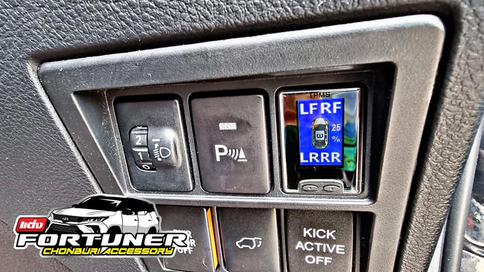 ไฟเตือนลมยาง ของรถญี่ปุ่นและรถยุโรป โตโยต้า ฟอร์จูนเนอร์