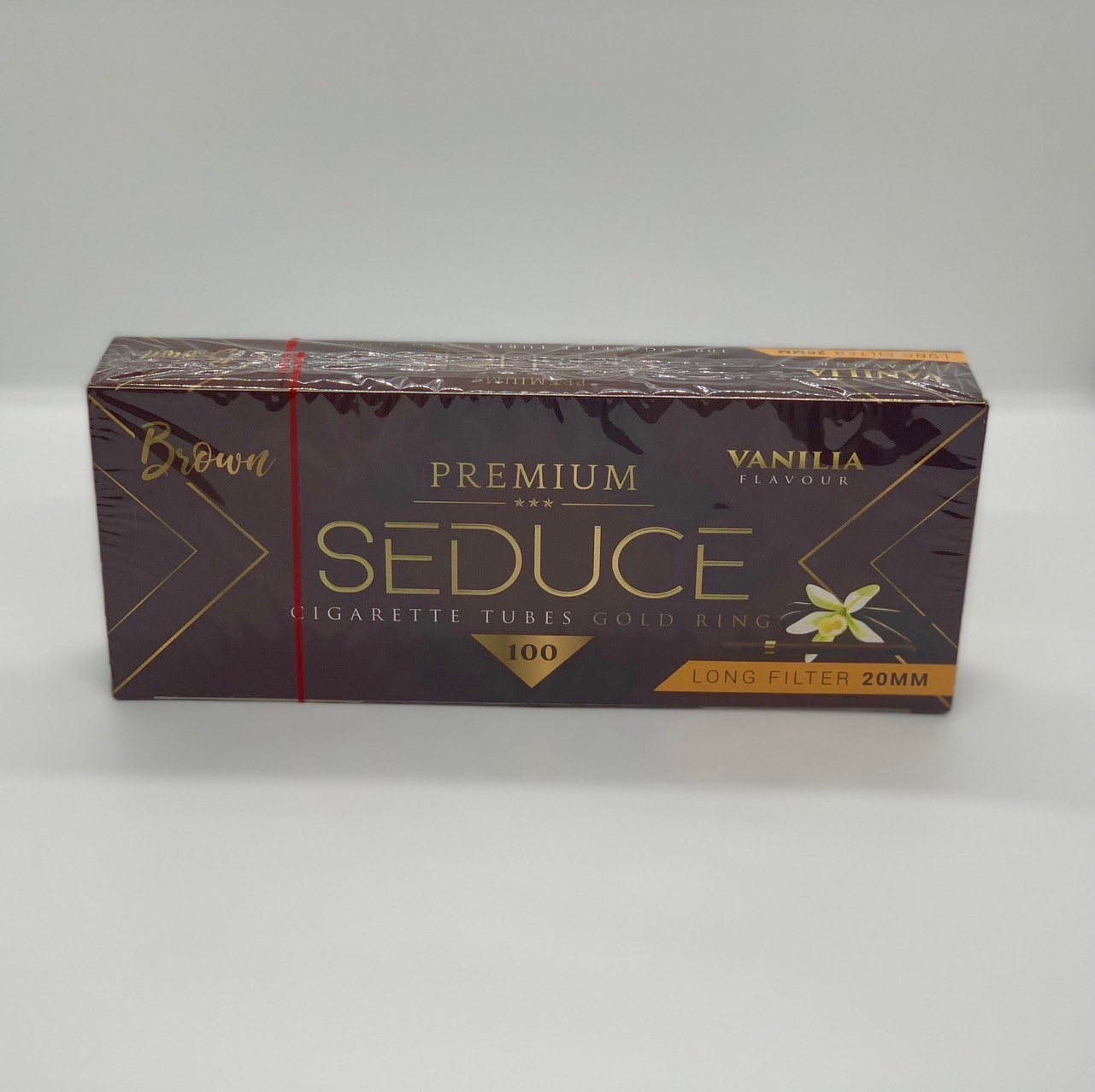 Seduce ก้นกรองบุหรี่ รุ่นร้อนกลิ่นวนิลา บรรจุ 100 มวน ความยาวของมวน 20 มม.