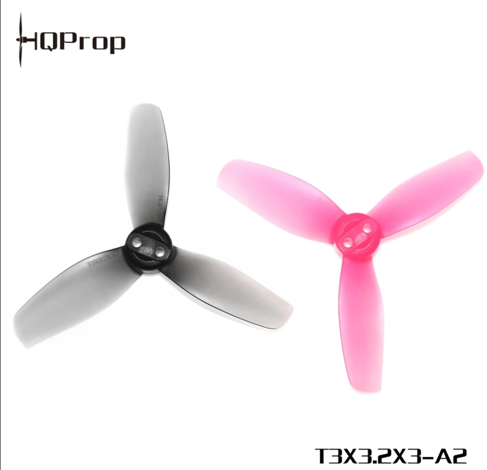 HQProp T3X3.2X3 และ T3x3x4 for Avata 2 (2CW+2CCW)-Poly Carbonate 1ถุง 4ใบ