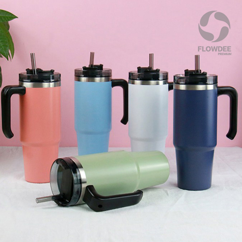 แก้วน้ำสแตนเลส แบบมีหูจับ FGS035