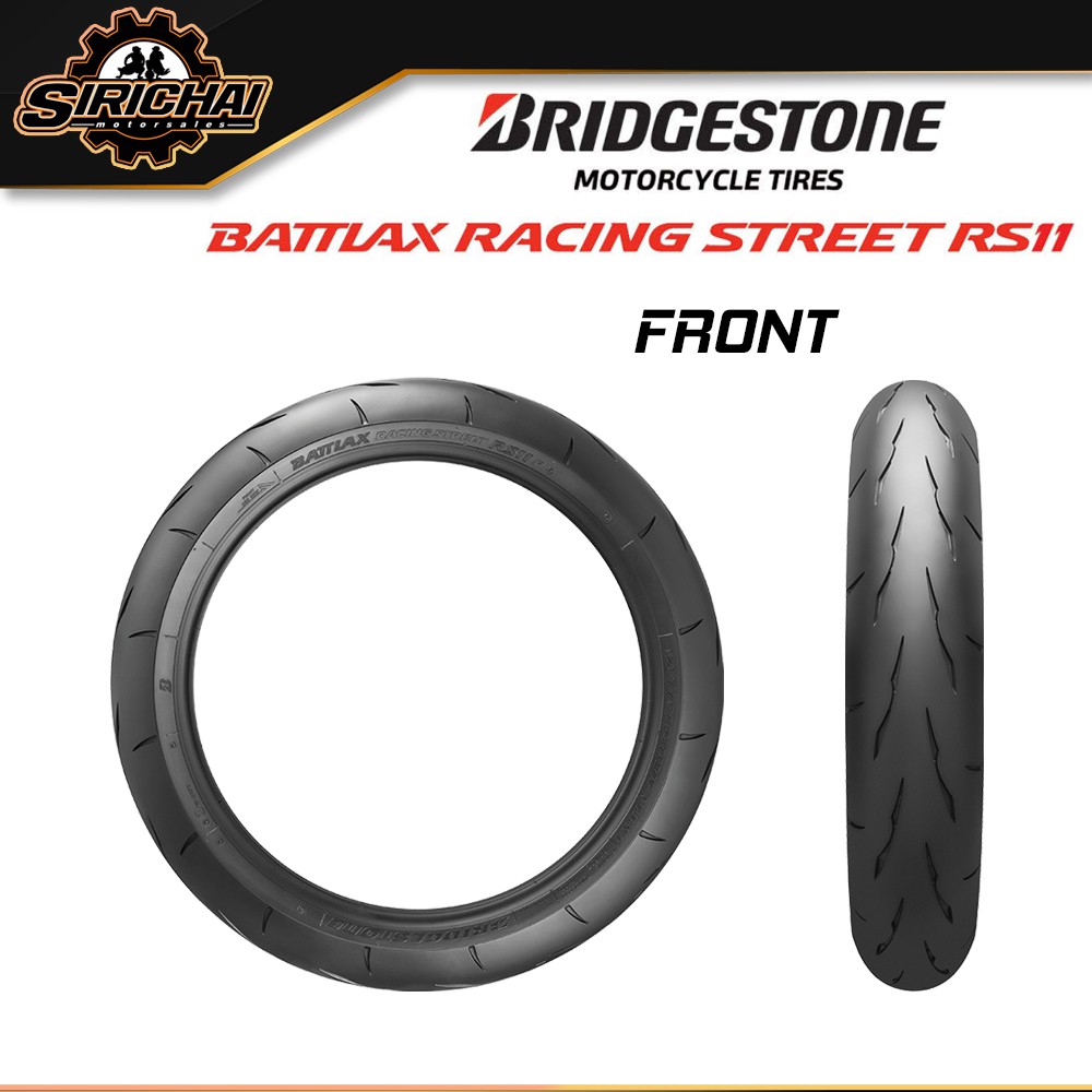 ฺBridgestone RS11 ยาง สำหรับ R6 MT07 MT09 XSR900 XSR700 / Ducati Monster / Hypermotard / STREET TRIPLE RS