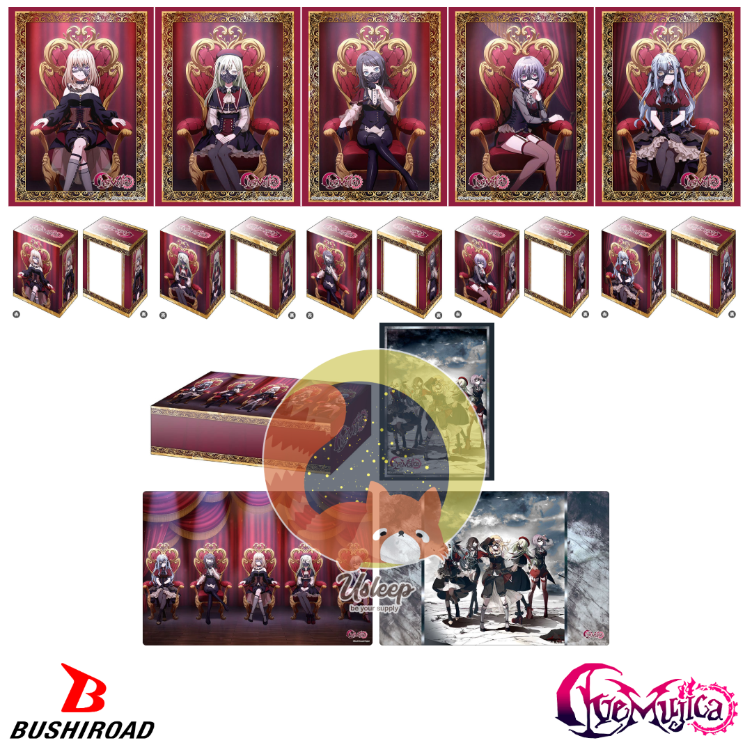 [PRE-ORDER] Bushiroad Sleeve & Deck Holder V3 & Storage Box V2 & Rubber Mat V2 BanG Dream! Ave Mujica : Doloris, Mortis, Timoris, Amoris, Oblivionis