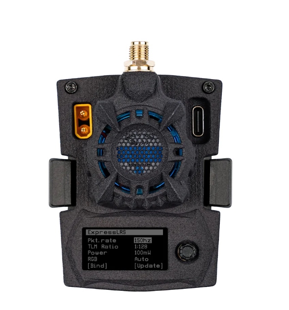 BETAFPV ExpressLRS ELRS Micro TX Module 2.4GHz 500Hz 1000mW OLED Micro TX Screen Cooling Fan RGB LED