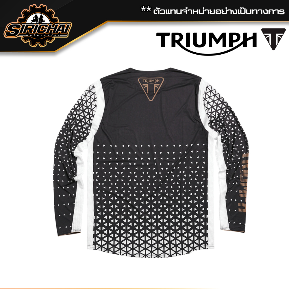 เสื้อ JERSEY Triumph MTSS22310 ของแท้ 100%✅ ( 📌แนะนำลด 1 ไซส์จากปกติ ไซส์ยุโรปคับ )