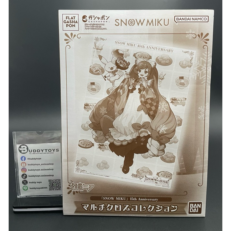 ผ้า ฮัตสึเนะ มิกุ ~สโนว์ มิกุ~[Hatsune Miku ~Snow Miku~ 15th Anniversary Of Snow Miku A2 Multi Cloth Collection]