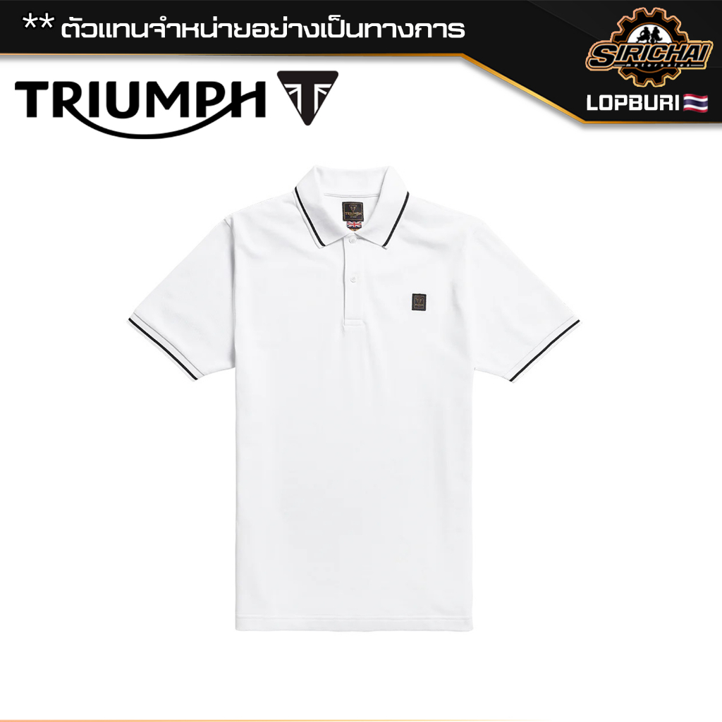 เสื้อโปโล Triumph MPOS20002 ของแท้ 100%✅ ( 📌แนะนำลด 1 ไซส์จากปกติ ไซส์ยุโรปคับ )
