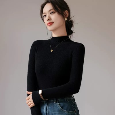 เสื้อคอเต่า ไหมพรมผ้านุ่มนิ่ม รหัส A412