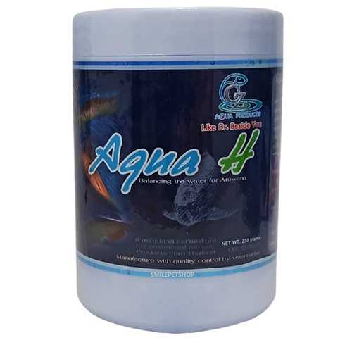 Aqua H 250 g. (สมุนไพรธรรมชาติ สำหรับปลามังกร แก้หลังลอย ลดเครียด ช่วยพักฟื้น ช็อค น็อคน้ำ)