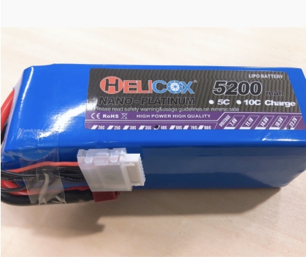 แบต HELICOX 6S 22.2V 40C มีให้เลือกหลายขนาด 4200 52000mah