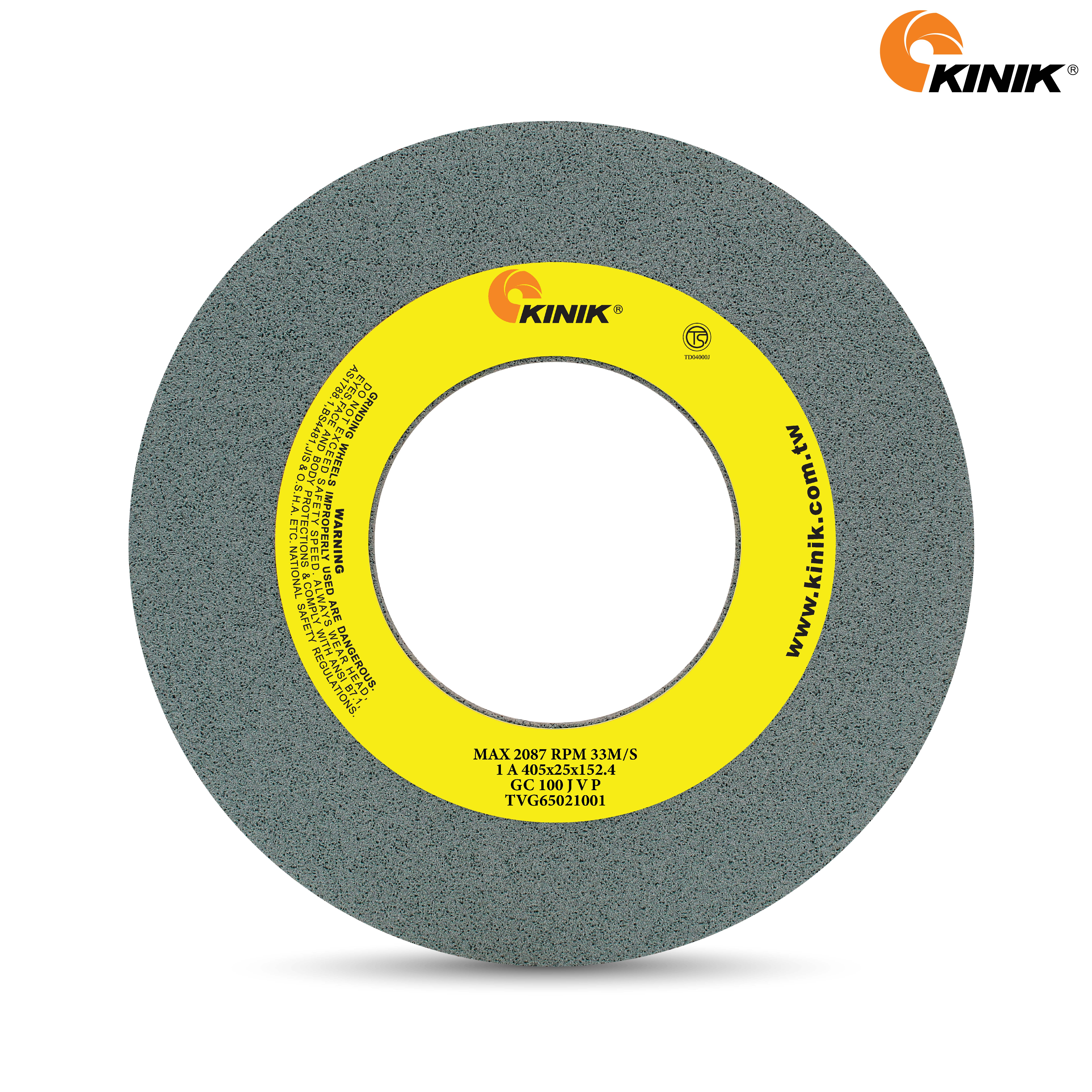 หินเจียร KINIK GC100JVP1A 405x25x152.4 mm.