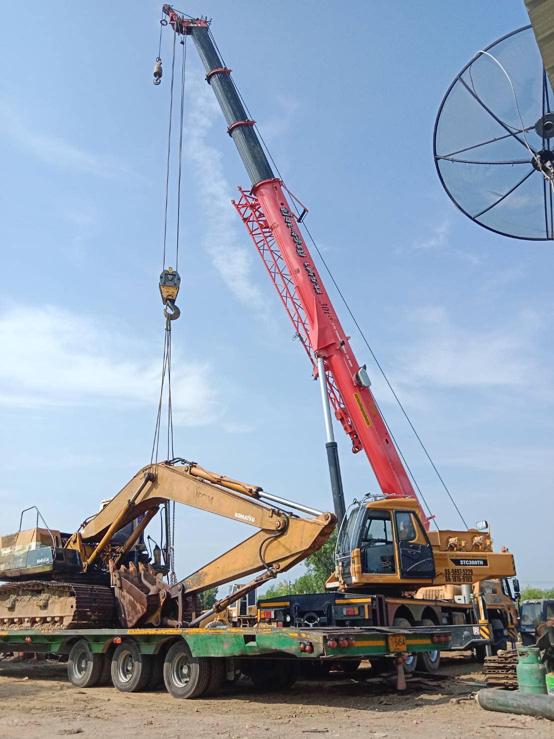 รถเครให้เช่า ขนาด 35ตัน รถเครน35ตัน เช่ารถเครน35ตัน