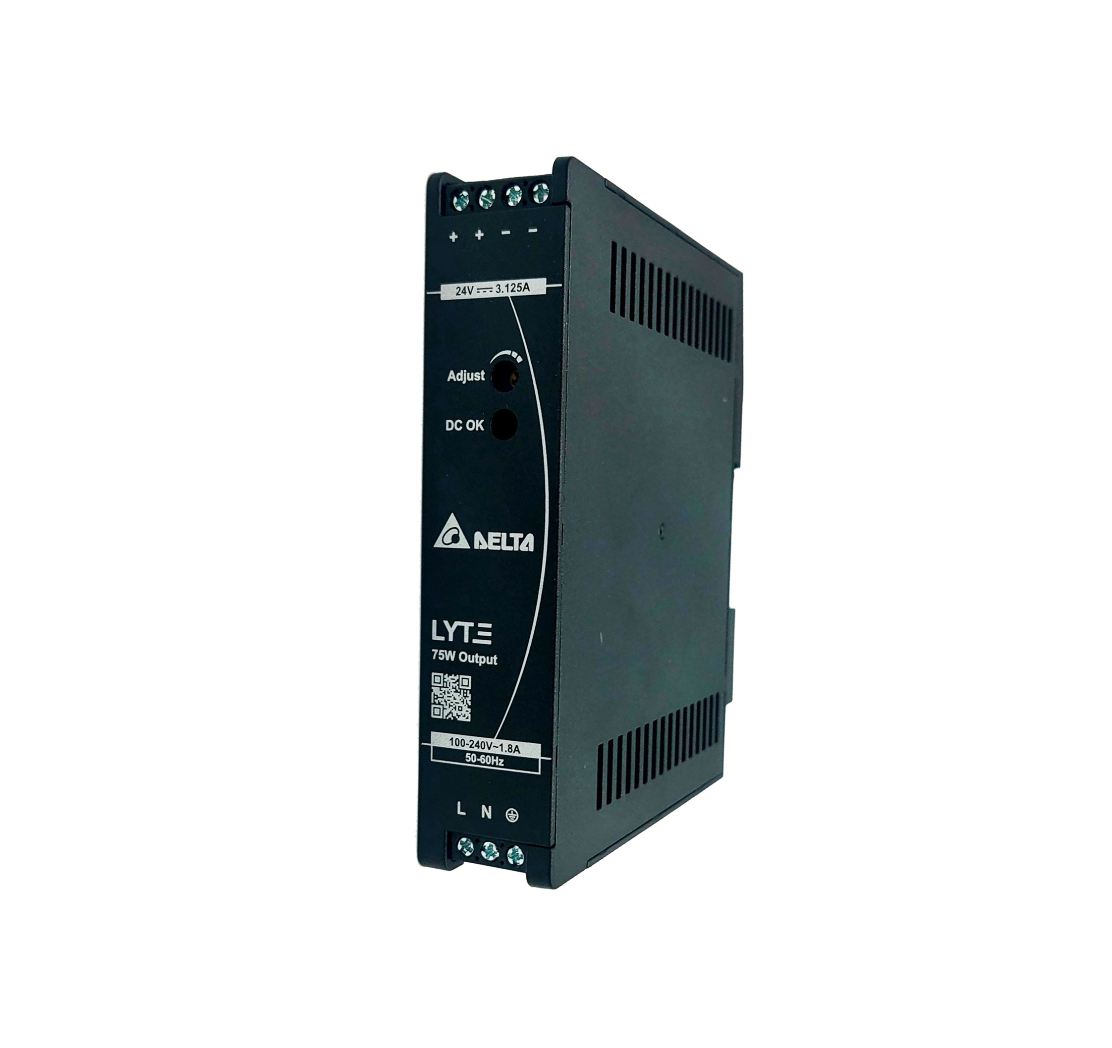 DRL-24V75W1AZ Output 24V/3.1A (75W) Delta Power Supply