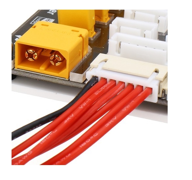 STP Battery Parallel Board บอดพ่วงชาทแบต 2-6เซล ได้ครั้งละ 1-5ก้อน ขั้วปลั๊ก XT30 และ XT60