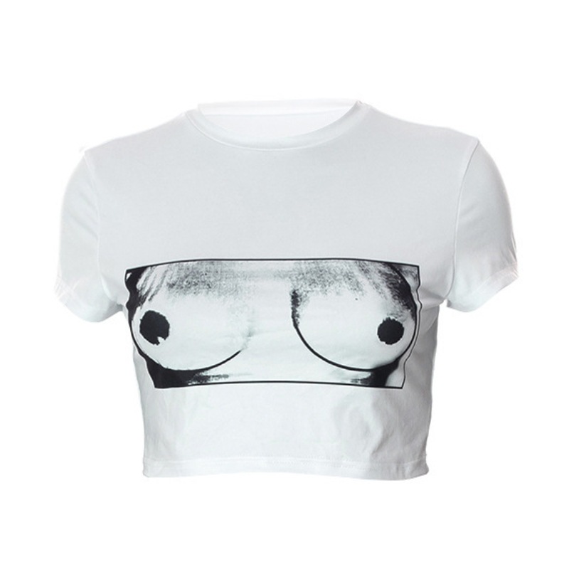 เสื้อสกีนลาย หน้าอก สุดเก๋ รหัส CN06