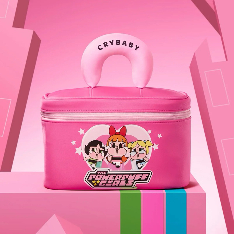 พร้อมส่ง 🔥 CRYBABY × Powerpuff Girls Series-Cosmetic Bag