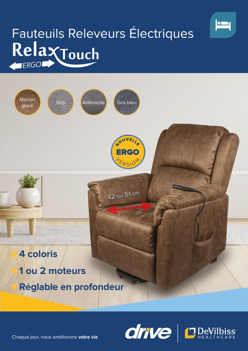 เก้าอี้ Relax แบรนด์อเมริกา Devilbiss Riser Recliners (2 มอเตอร์) ช่วยพยุงนั่งและปรับเอนนอนได้ รับประกัน 1 ปี