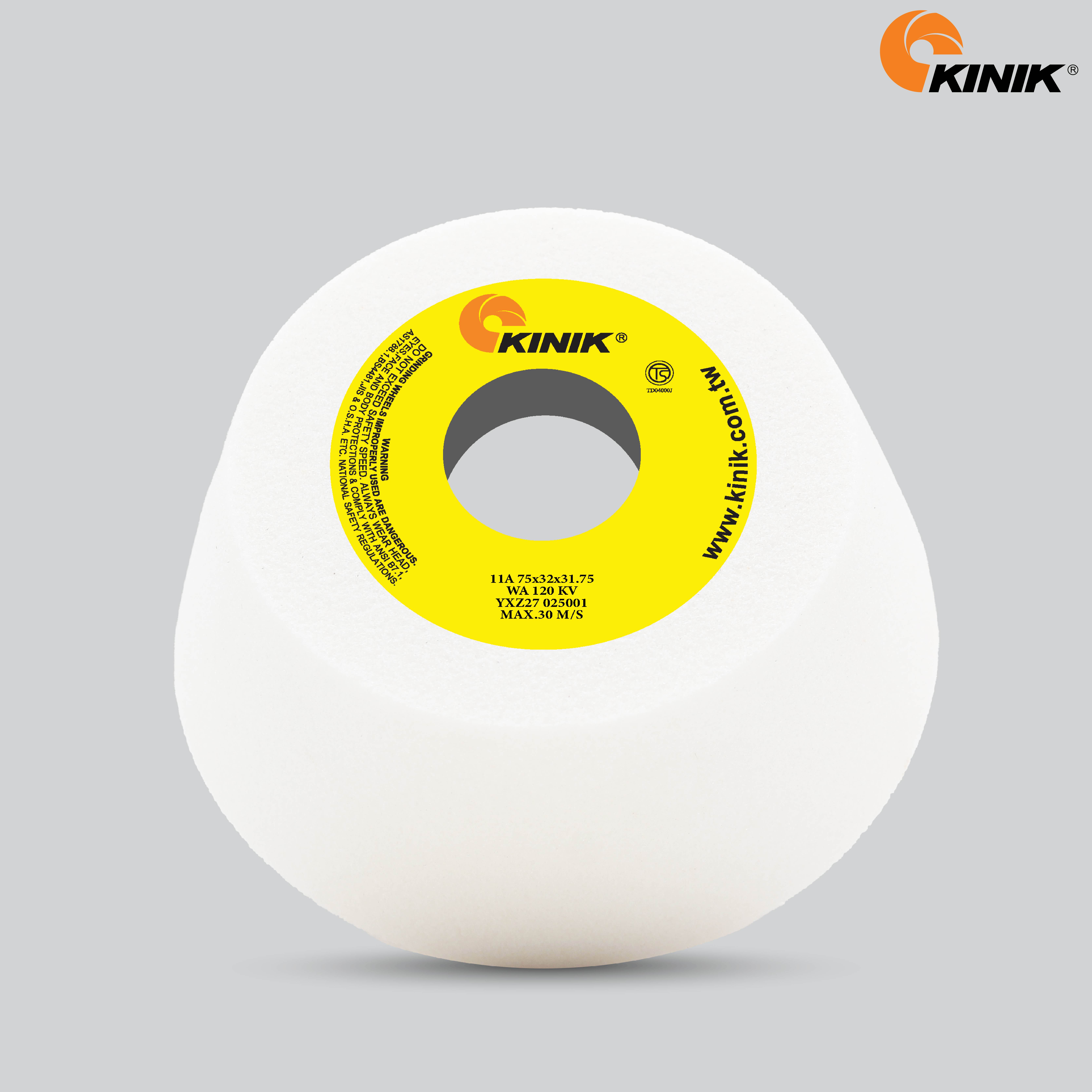 หินถ้วยเทเปอร์ KINIK WA120KV11A 75x32x31.75 mm.
