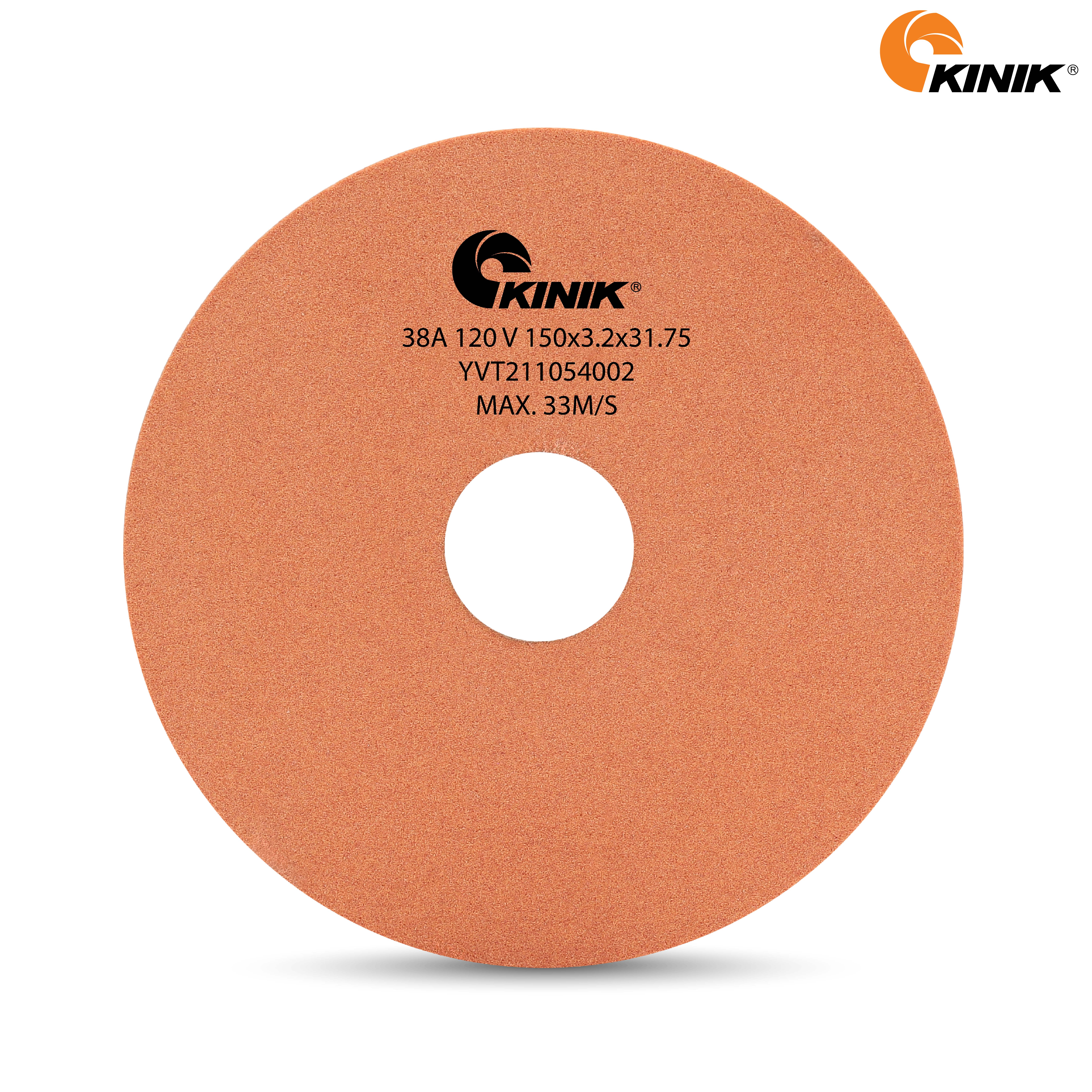 หินเจียร KINIK 38A120V1A 150x3x31.75 mm.