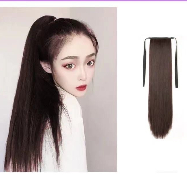 แฮร์พีช ผมหางม้า รุ่นตรง-ผมลอนมาม่า พร้อมส่ง