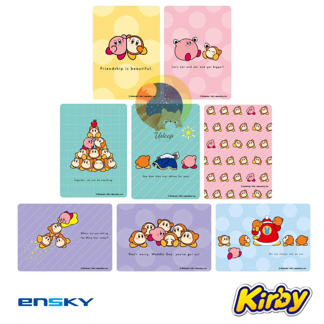 [PRE-ORDER] Character Sleeve Kirby play with Waddle Dee