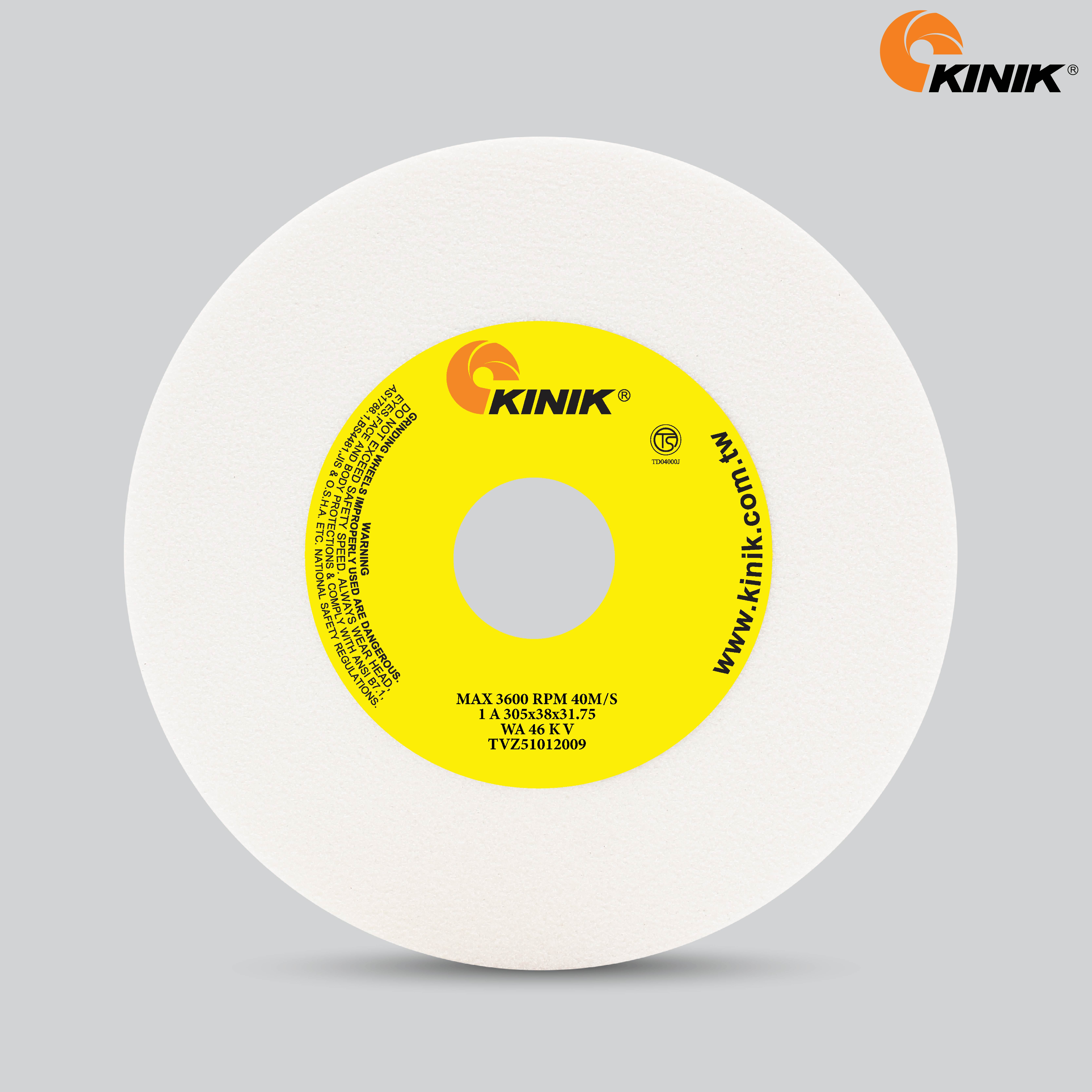 หินเจียร KINIK WA46KV1A 305x38x31.75 mm.