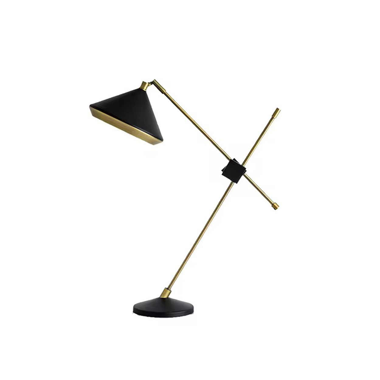 โคมไฟตั้งโต๊ะ Table lamp Metal Black + Gold LED E9x1 IP20