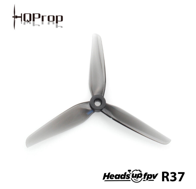 HQProp Racing Prop R37（5.1X3.7X3） (2CW+2CCW)-Poly Carbonate 1ถุง 4ใบ