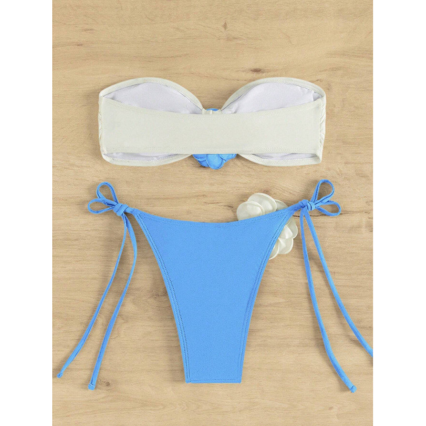 บิกินี่ชุดว่ายน้ำ 3D สามมิติดอกกุหลาบ สไตล์แฟชั่นเซ็กซี่