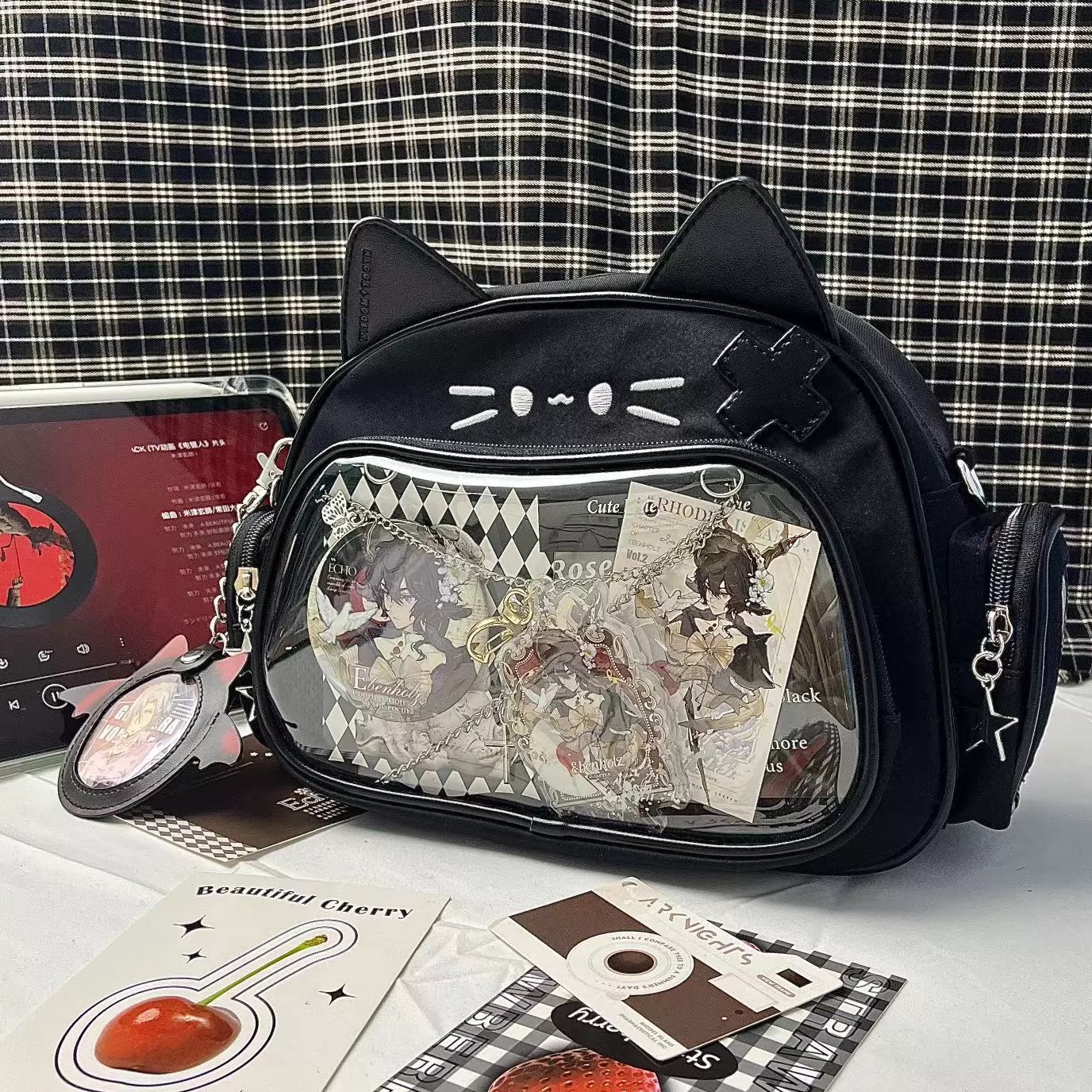 *预售*小版tootooth智齿贩卖机可爱单肩痛包银色水色天使恶魔y2k
