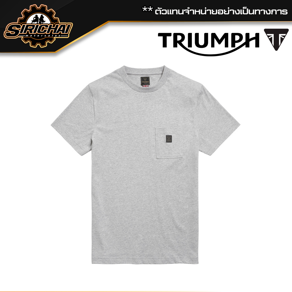 เสื้อยืด Triumph MTSS21002 ของแท้ 100%✅ ( 📌แนะนำลด 1 ไซส์จากปกติ ไซส์ยุโรปคับ )