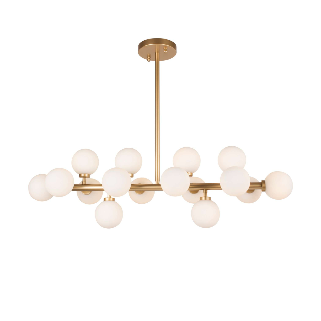 โคมไฟช่อแก้ว สไตล์นอร์ดิก Nordic Pendant lamp Steel + Glass Shade G9x16